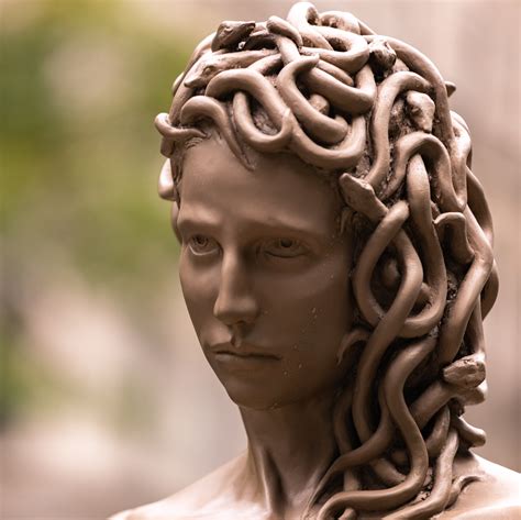 the severed head of medusa.